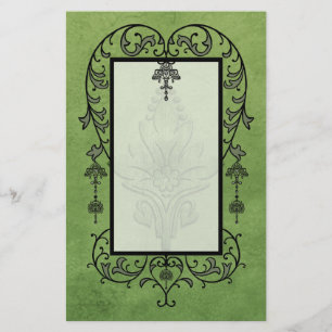 Papelaria Amoroso: PERGAMINHO ENVELHECIDO no verde