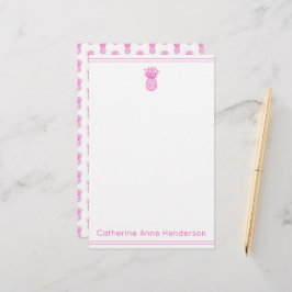 Papelaria Ananás Tropical de Pré-Pinhel Personalizado