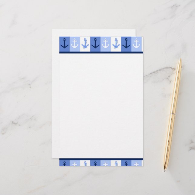 Papelaria Âncoras (Frente/Verso In Situ)