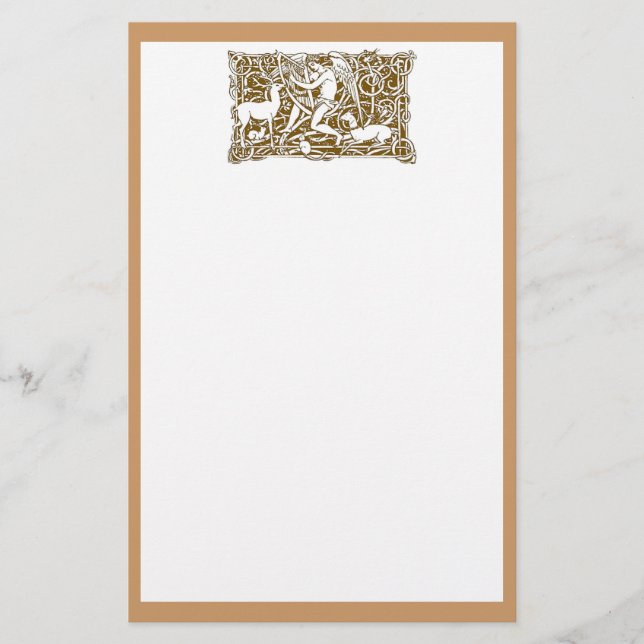 Papelaria Angel com Harp (Frente)