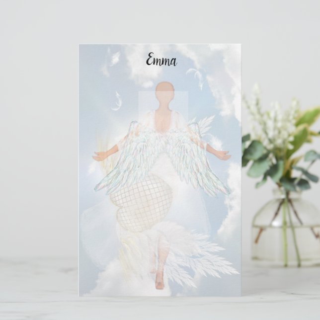 Papelaria Angel Hearts Stationery (Em pé/Frente)