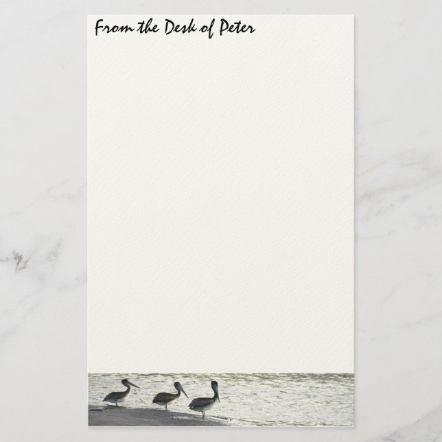 Papelaria Animais dos animais selvagens dos pássaros do (Frente)