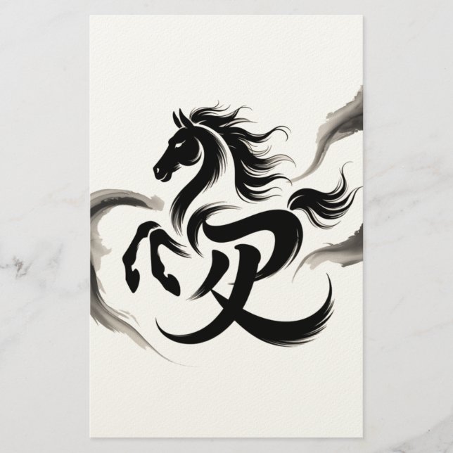 Papelaria Ano do cavalo 2026 (Frente)