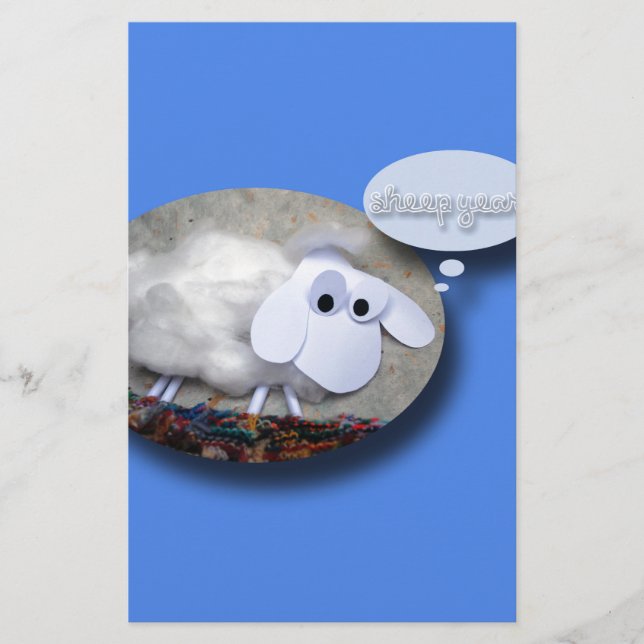 Papelaria Ano Ovino? Ano Novo Chinês 2015 (Frente)