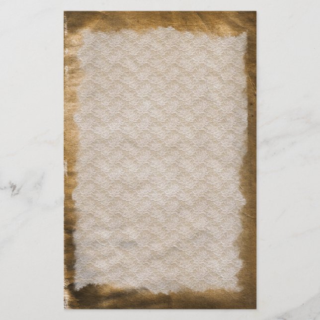 Papelaria Antigo Papel de Carta Estanqueado Antiquado (Frente)