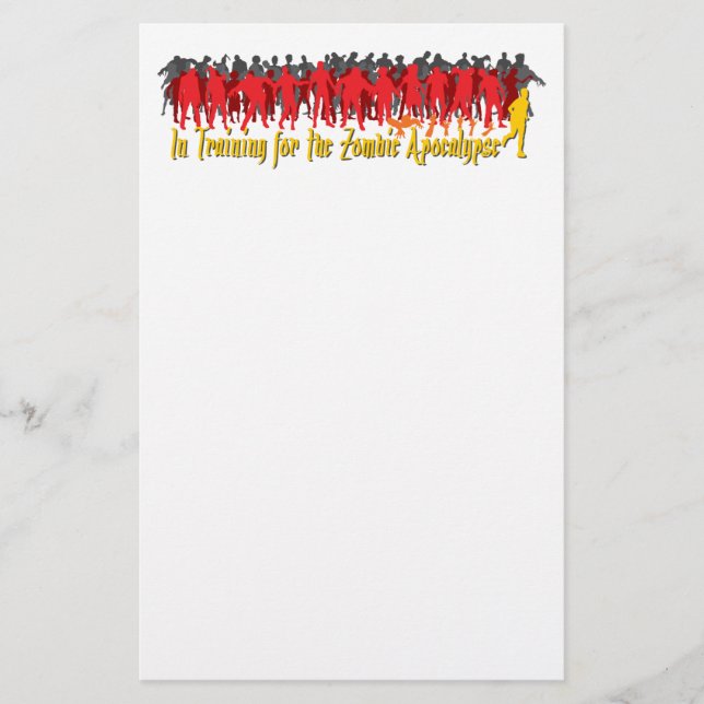 Papelaria Apocalipse do zombi (Frente)