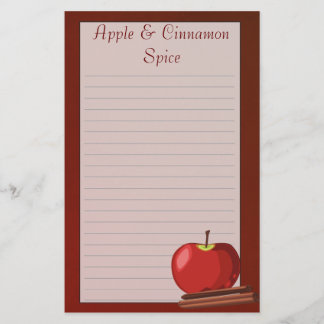 Papelaria Apple Cinnamon Stationery