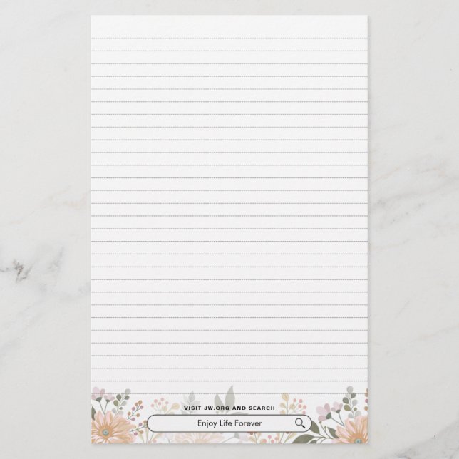 Papelaria Aproveite a vida para sempre | JW (Frente)