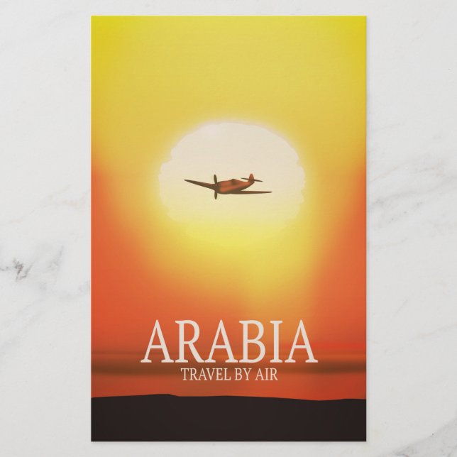 Papelaria Arábia "Viagem de Avião" (Frente)