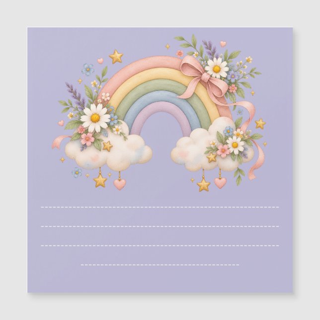 Papelaria Arco-íris Pastel  (Frente)