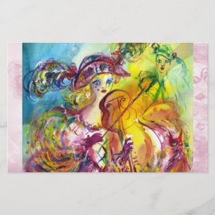 Papelaria ARLECCHINA  VIOLINIST / Venetian Carnival Night