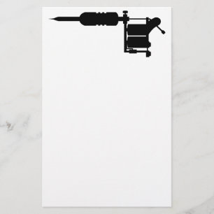 Papelaria arma do tatuagem