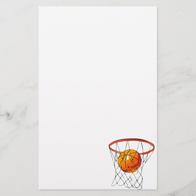 Papelaria Aro de basquetebol (Frente)