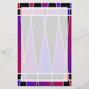 Papelaria Art Deco "Fraturado" por Kenneth Yoncich