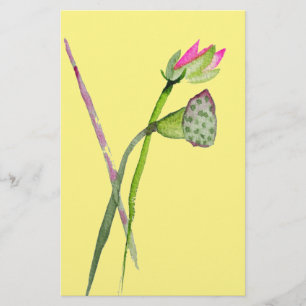 Papelaria Arte Budista Rosa Lotus Zen