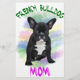 Papelaria Arte de pintura a óleo em aquarela de mãe de Bulld