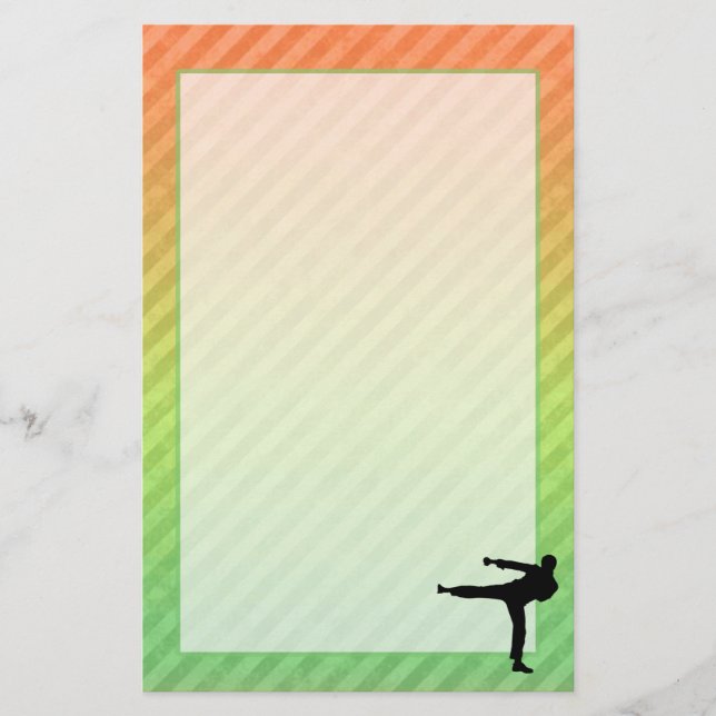 Papelaria Artes marciais (Frente)