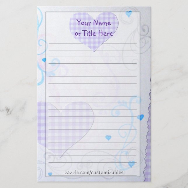 Papelaria Artsy Heart Stationery (Frente)