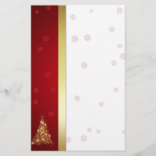 Papelaria Árvore de incandescência elegante do Feliz Natal