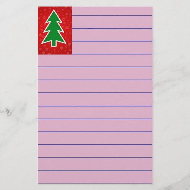 Papelaria Árvore de Natal (Frente)