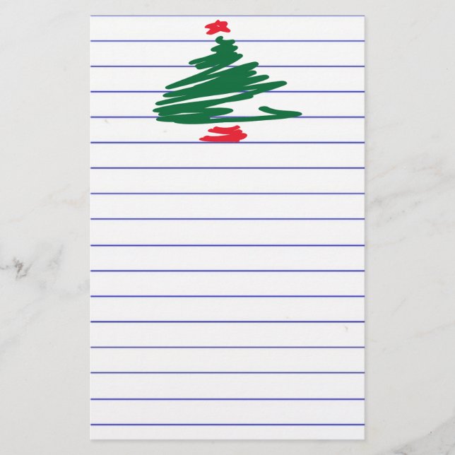 Papelaria Árvore de Natal (Frente)
