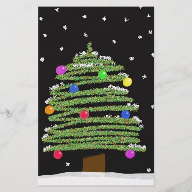 Papelaria Árvore de Natal (Frente)