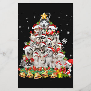 Papelaria Árvore de Natal Siberiana Luz Engraçada