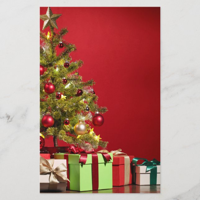 Papelaria Árvore Natal e Parcelas (Frente)