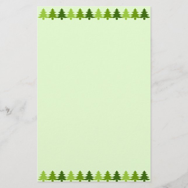 Papelaria Árvores de Natal (Frente)