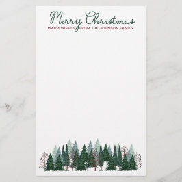 Papelaria Árvores Florestais | Férias de Natal | PAPEL DE CA