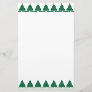 Papelaria Árvores-padrão do Natal