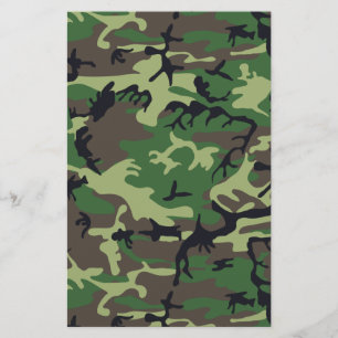 Papelaria As forças armadas camuflam