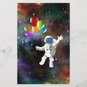 Papelaria Astronauta com balões