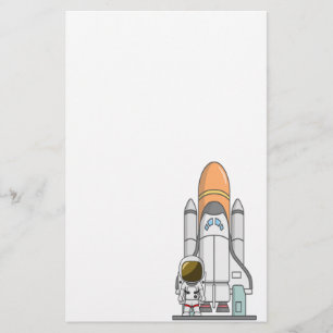 Papelaria Astronauta & nave espacial