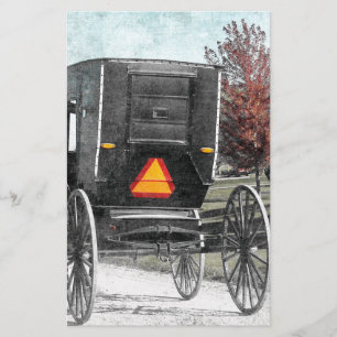Papelaria Autumn Amish Buggy
