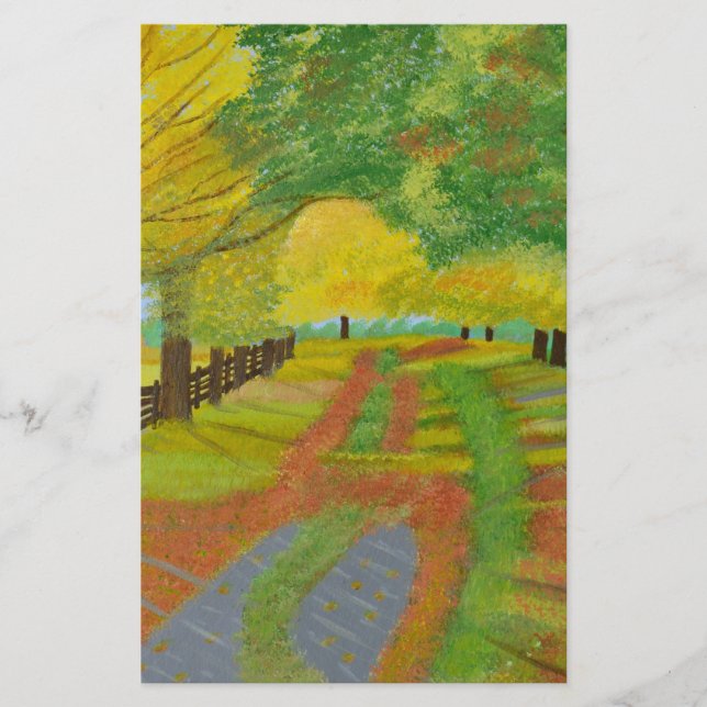 Papelaria Autumn- Fallen Leaves (Frente)