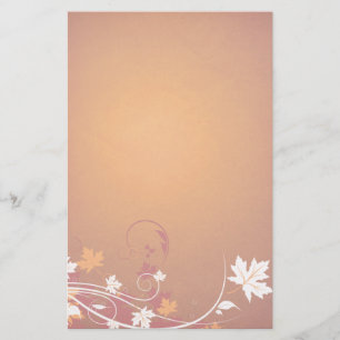 Papelaria Autumn Leaves Abstrato