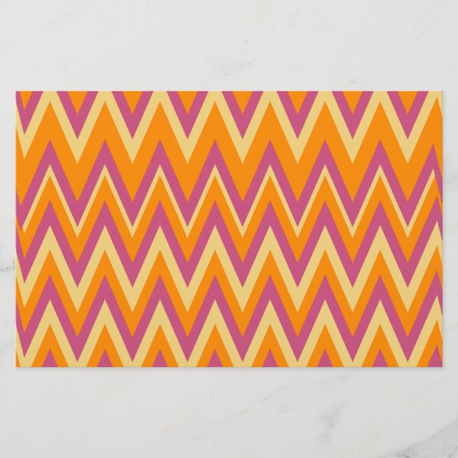 Papelaria Aztec Tribal ZigZag (Frente)