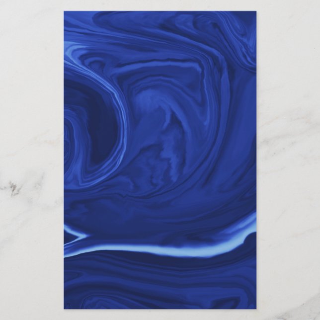 Papelaria Azul de cobalto Texturizado (Frente)