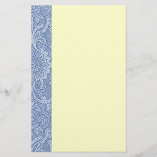 Papelaria Azul laçado elegante