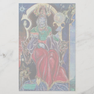 Papelaria Azul roxo vermelho de NEUROMANCER