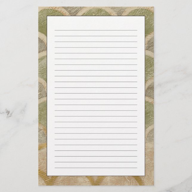 Papelaria Azulejo de pedra por Chariklia Zarris (Frente)