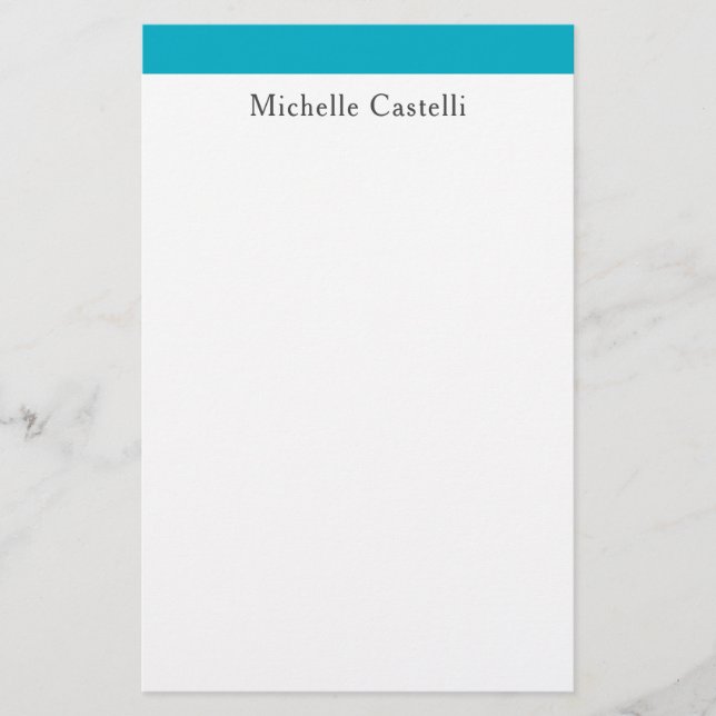 Papelaria Azure Azure Azul e Branco Professional Exclusivo C (Frente)