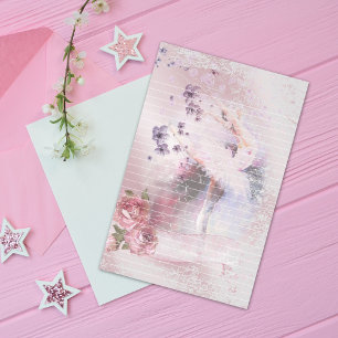 Papelaria Ballerina Dance Florals Lined