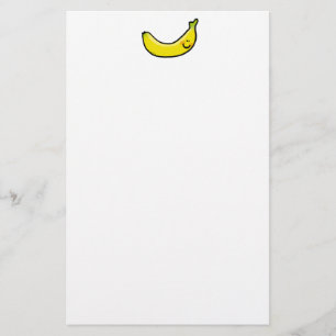 Papelaria Banana amarela engraçada