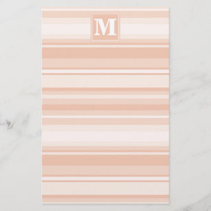 Papelaria Banda de pêssego monograma