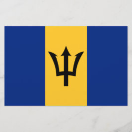 Papelaria Bandeira Barbadiana (Barbados) (Bajan)