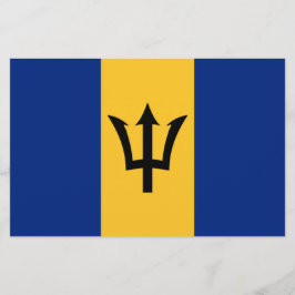 Papelaria Bandeira Barbadiana (Barbados) (Bajan)