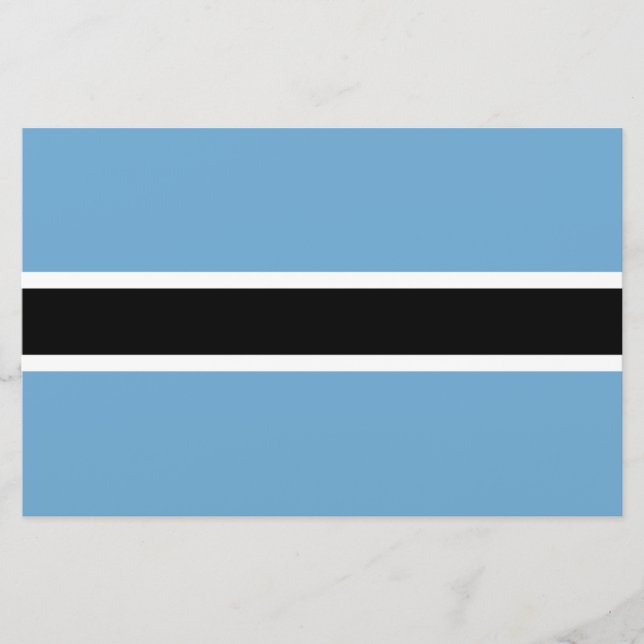 Papelaria Bandeira Botsuanesa (Botsuana) (Frente)