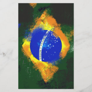 Papelaria Bandeira brasileira BR Brasil